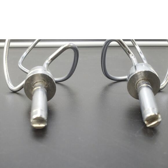 Vtg Sunbeam Mixmaster Model 1-7A 12 Speed 2 Dough Hook Replacement Parts - Picture 3 of 4